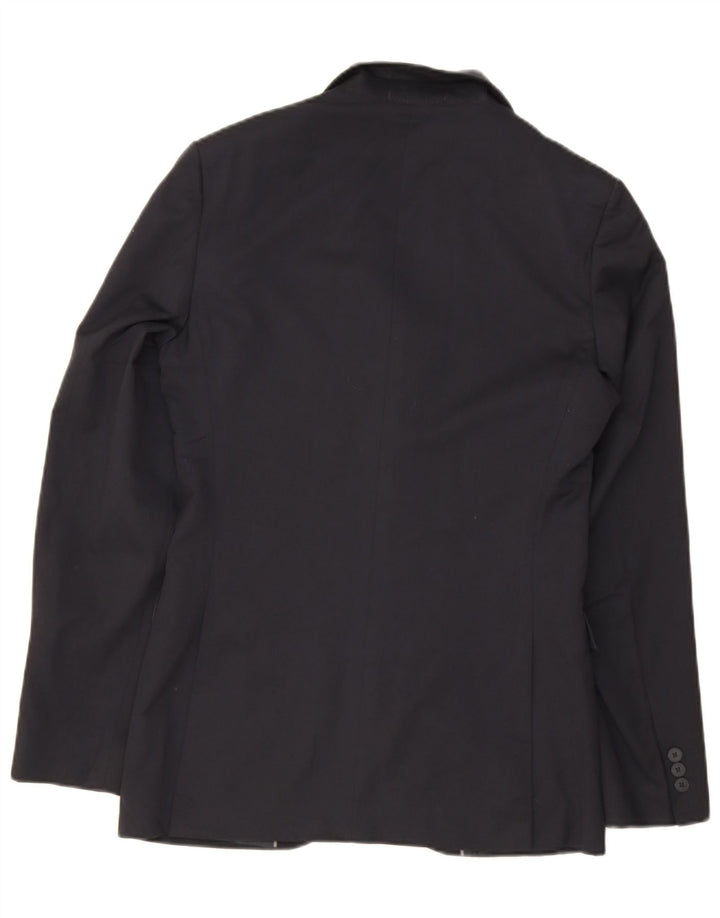 Marks & Spencer Męska marynarka zapinana na 2 guziki UK 36, mała, granatowa, poliester