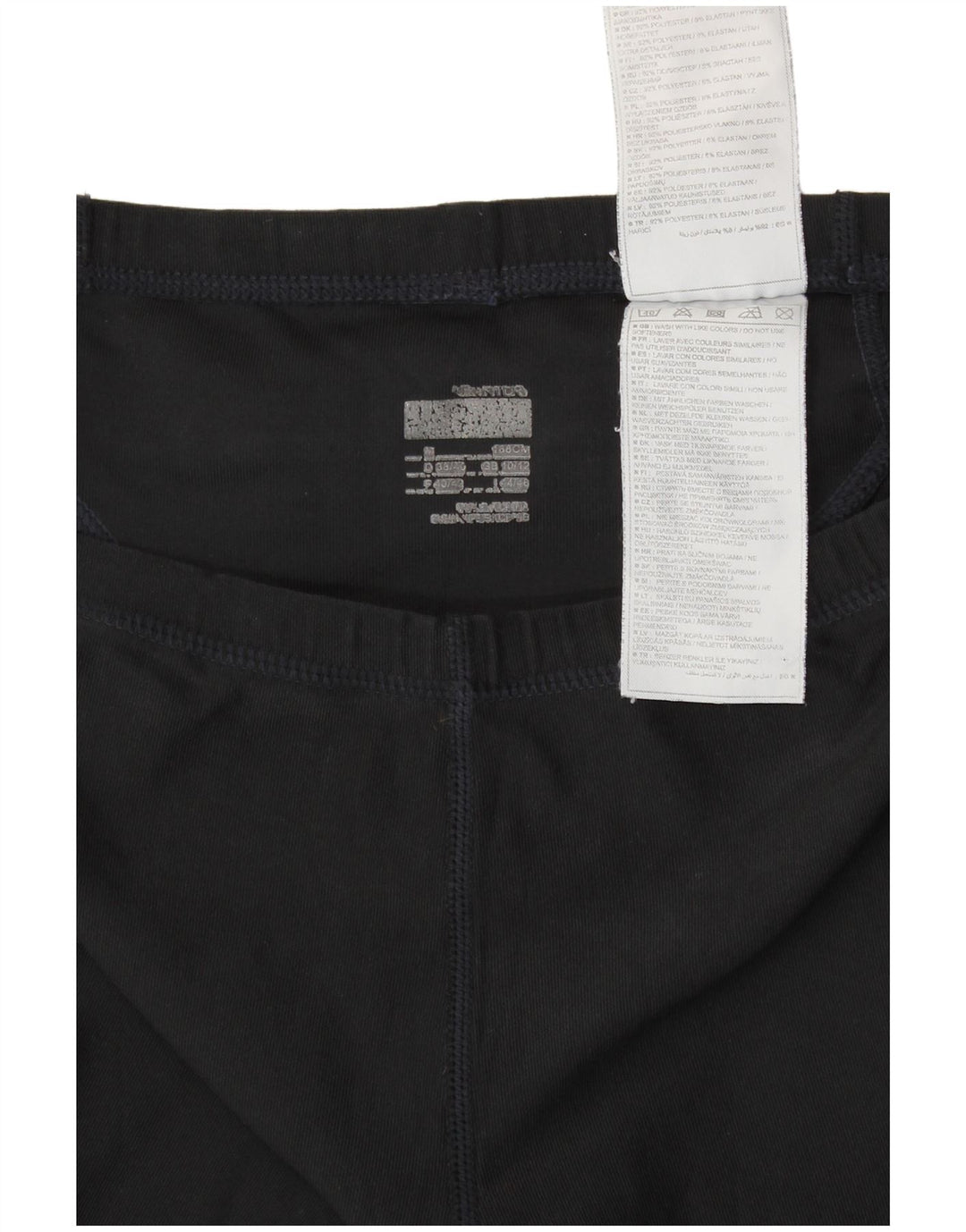 Damskie legginsy Nike UK 10/12, średnie, czarne, poliestrowe, sportowe