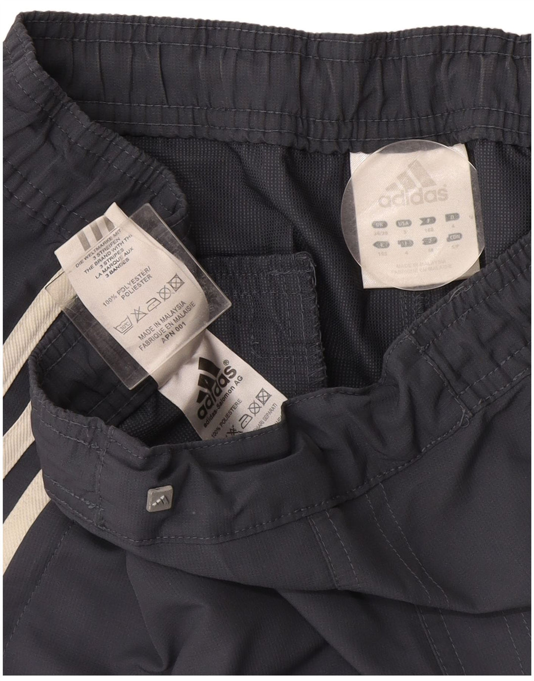 Adidas Męskie Proste Spodnie Chino W36 L31 Granatowy Poliester