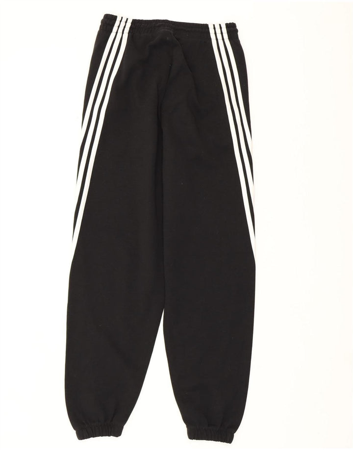 Damskie spodnie dresowe ADIDAS Joggers UK 8/10 Małe, czarne, bawełniane