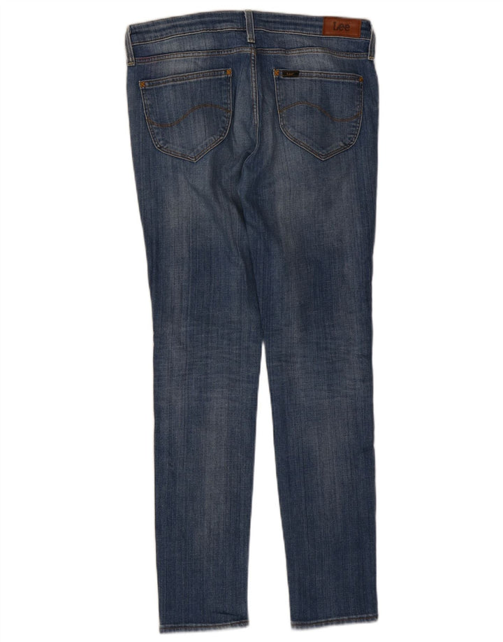 Damskie jeansy LEE Scarlett Slim W30 L28 Niebieskie bawełniane