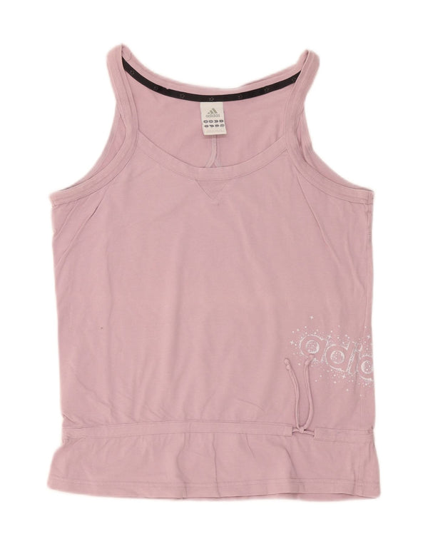 Damska kamizelka graficzna Adidas Top UK 18 XL Fioletowa bawełna