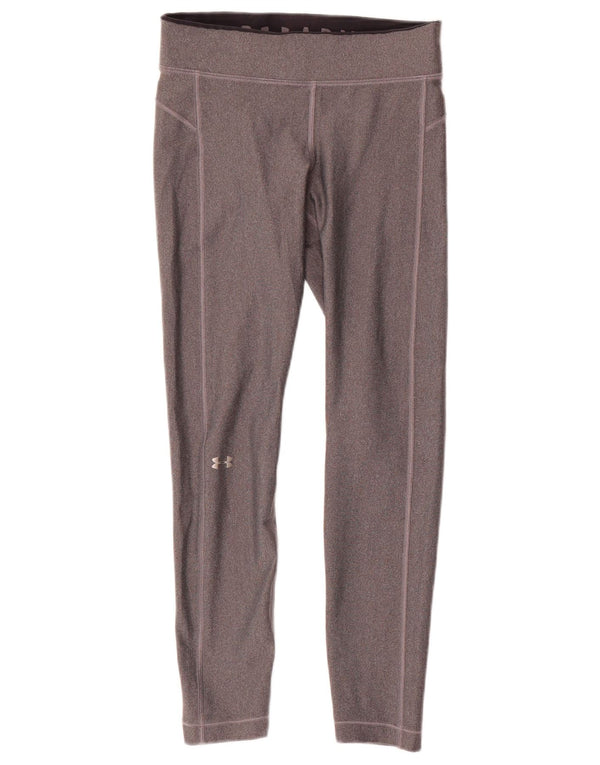 Damskie legginsy Under Armour Heat Gear UK 10, małe, szare, poliestrowe