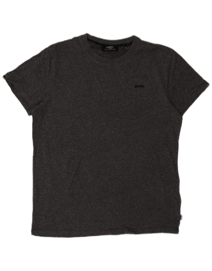 T-shirt męski Superdry, bawełniany, średnioszary