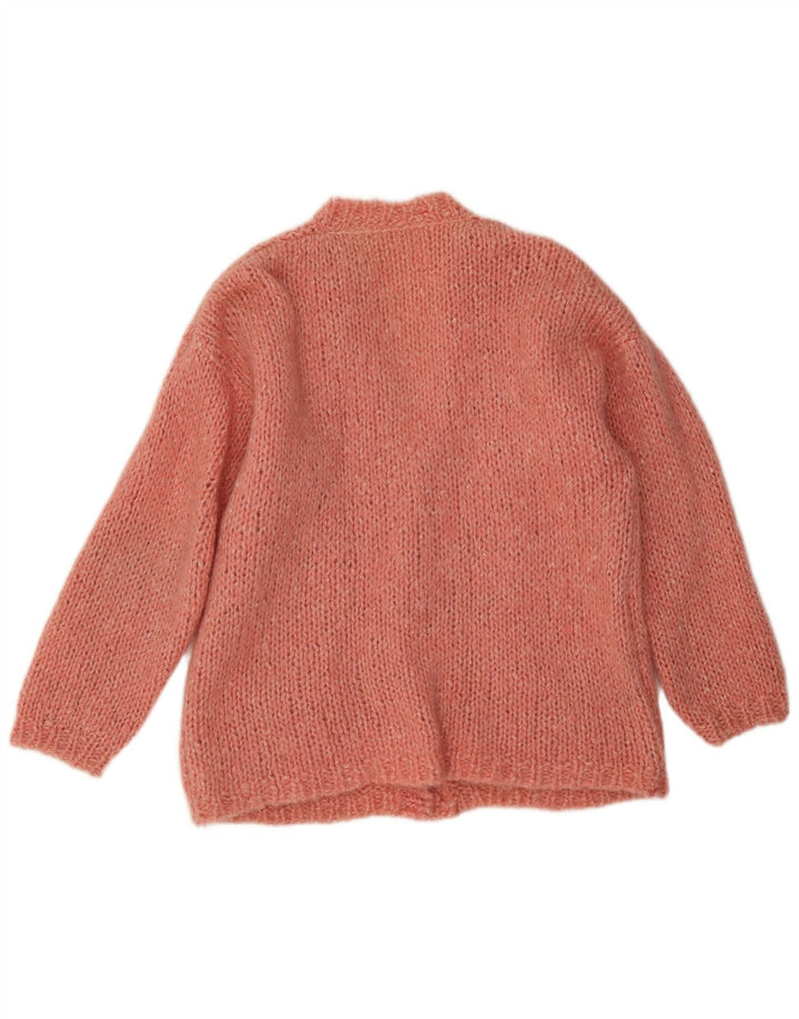 Sweter damski w stylu vintage, XL, różowy