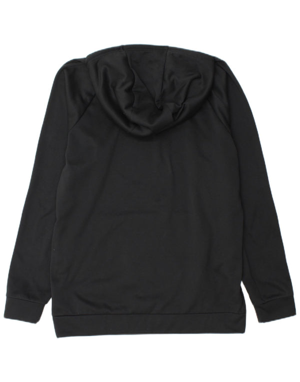 Męski sweter z kapturem JORDAN Dri Fit, duży, czarny, poliestrowy