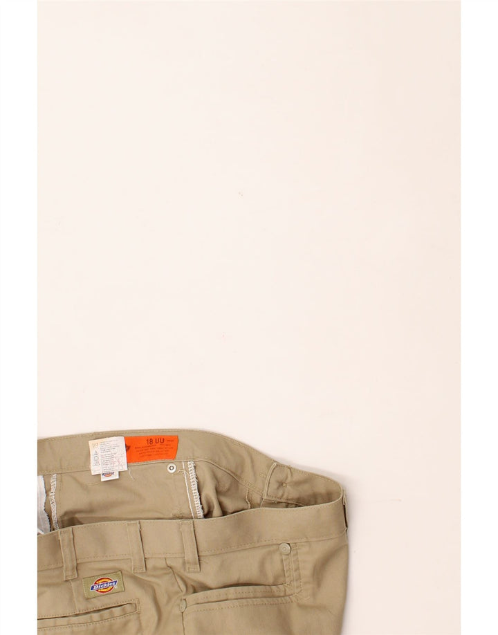 DICKIES Womens Straight Cargo Trousers US 18 2XL W36 L28 Beige Polyester Vintage Dickies and Second-Hand Dickies from Messina Hembry 
