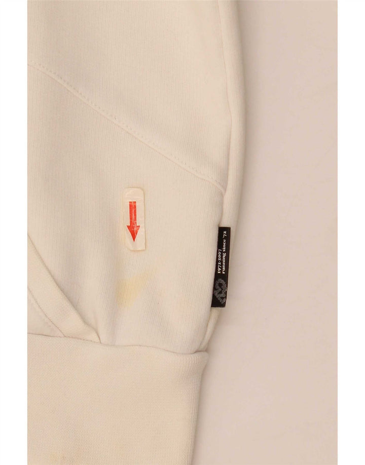 Damska bluza dresowa Nike, UK 10/12, średnia biała bawełna