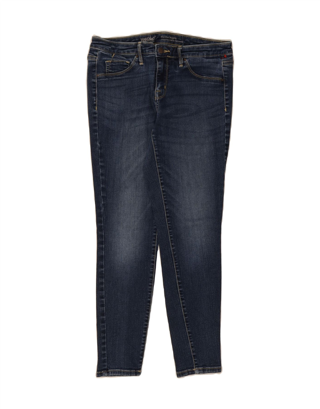 MOSSIMO Womens Mid Rise Crop Jegging Jeans US 8 Medium W29 L26 Blue Cotton Vintage Mossimo and Second-Hand Mossimo from Messina Hembry 