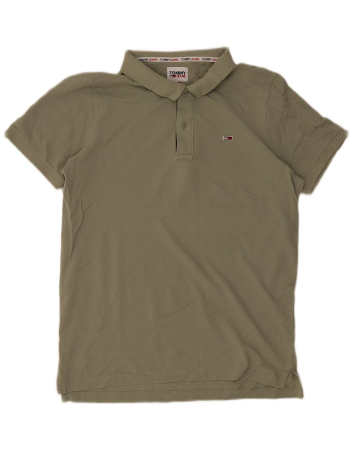 Męska koszulka polo XL Tommy Hilfiger w kolorze zielonym