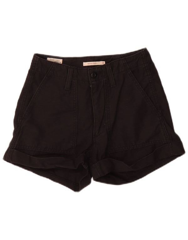 Damskie spodenki Chino Levi's Ribcage W26 Małe, czarne, bawełniane