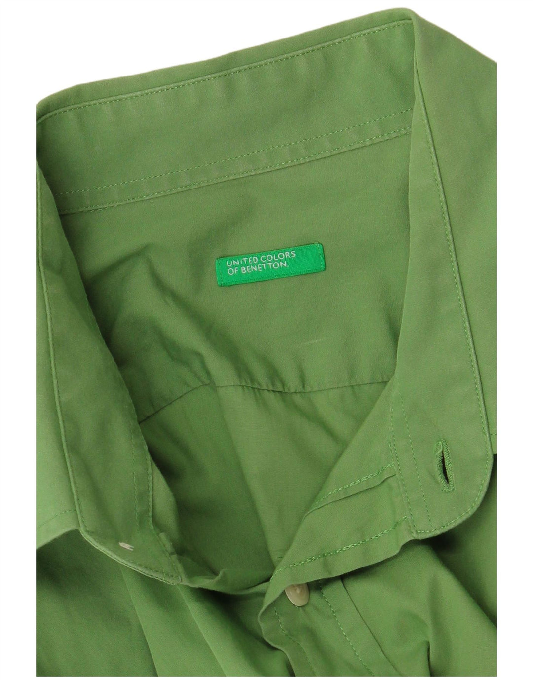 Koszula męska Benetton w kolorze średniozielonym