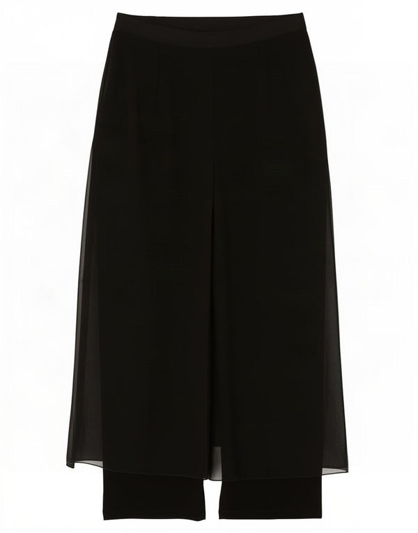 Damskie spodnie z szerokimi nogawkami Meri Esca UK 12 Medium W28 L26 Czarny poliester