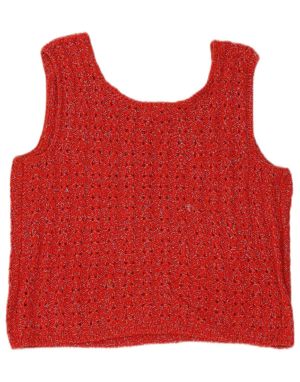 Damska bluzka Valentino Crop Knit Top UK 12 Medium Red