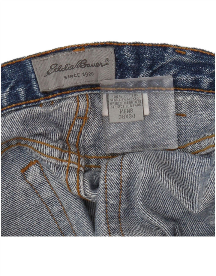 Męskie dżinsy zwężane Eddie Bauer W38 L34 Niebieskie bawełniane