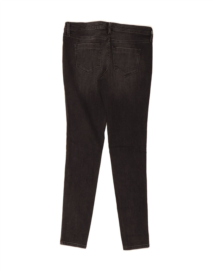 MOSSIMO Womens Mid Rise Skinny Jeans US 6 Medium W32 L30 Grey Cotton Vintage Mossimo and Second-Hand Mossimo from Messina Hembry 