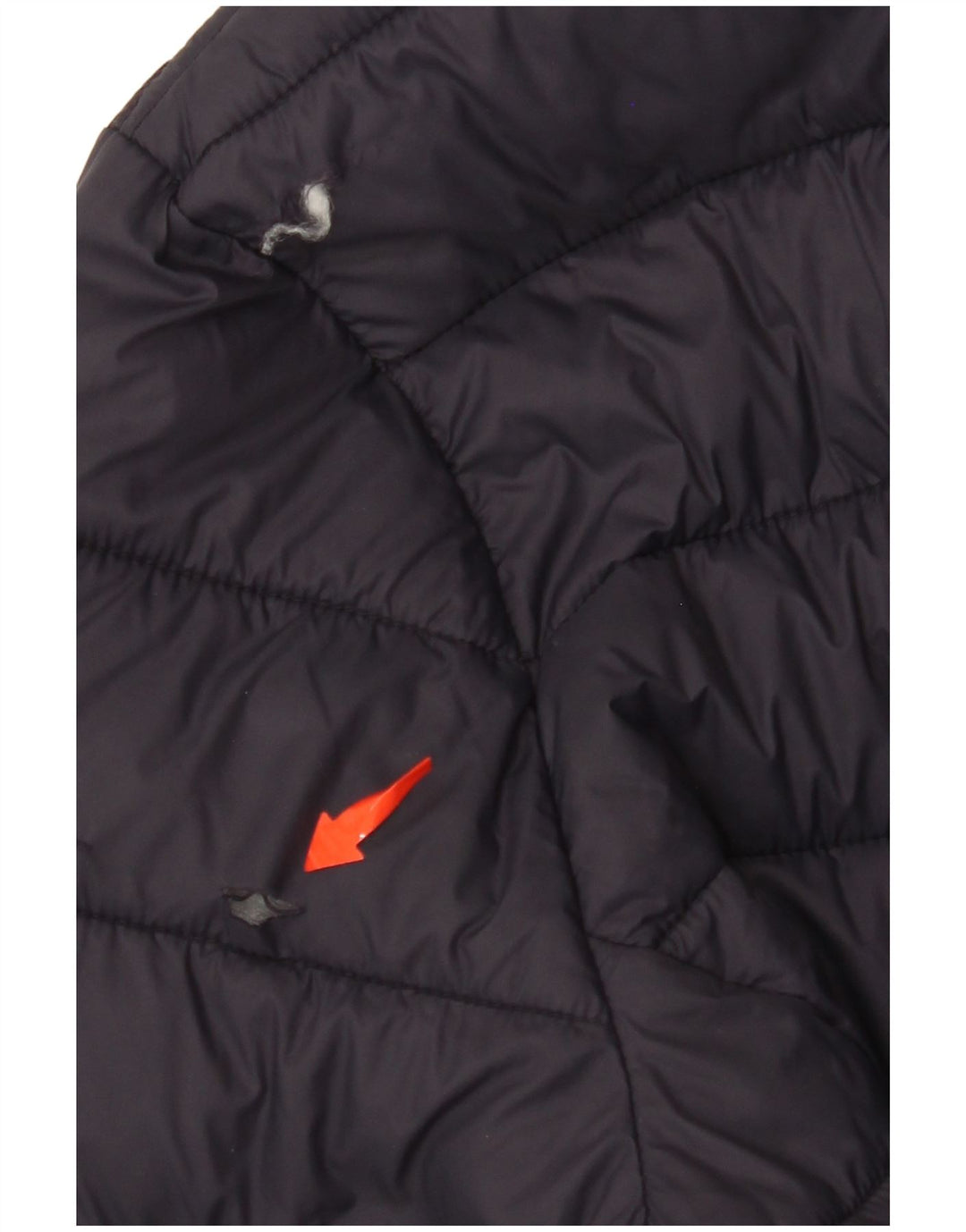 CREW CLOTHING Damska kurtka ocieplana UK 16, duża, granatowa, nylonowa