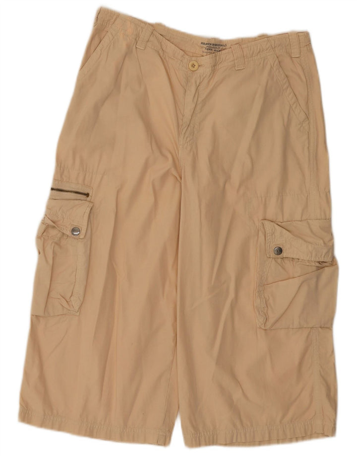 Damskie bermudy Cargo Woolrich 2XL W36 Beżowa bawełna