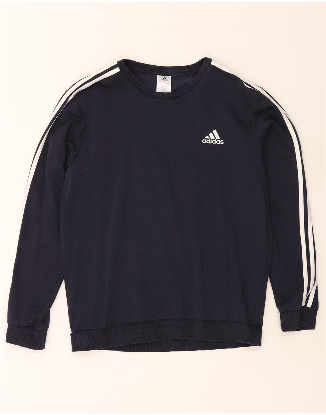 Adidas Męska Bluza Sweter Duża Granatowa Bawełna