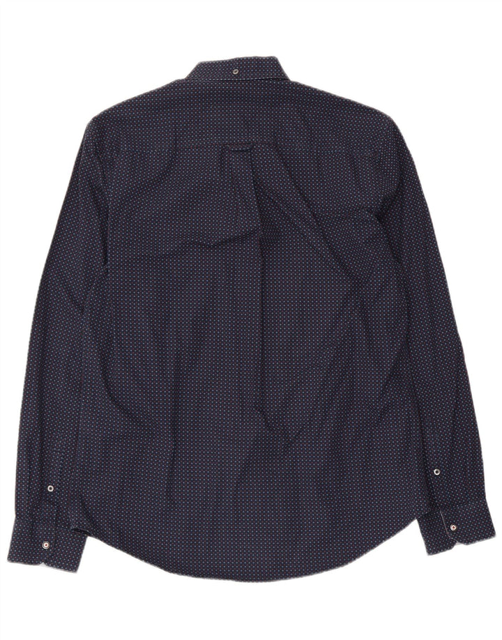 Koszula męska Ben Sherman, średnia, granatowa, bawełniana w cętki