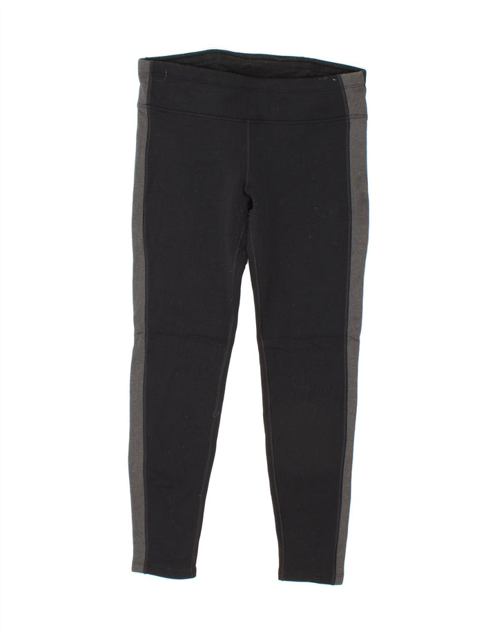 ATHLETA Womens Leggings UK 14 Medium Black Colourblock Polyester Vintage Athleta and Second-Hand Athleta from Messina Hembry 