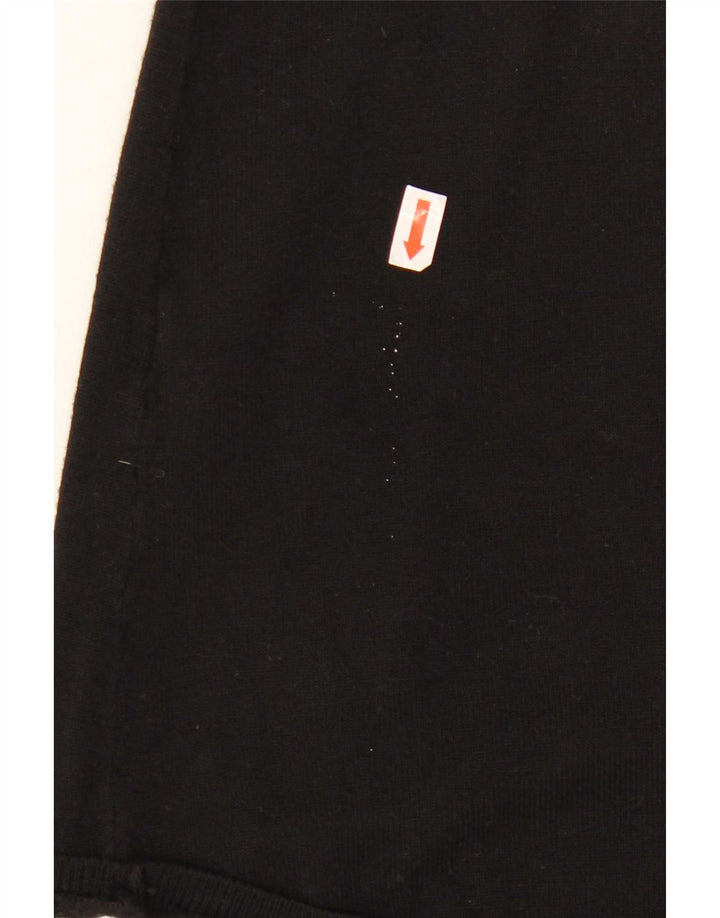 Sweter damski Zara z otwartym kardiganem UK 10 Small Black Wiskoza