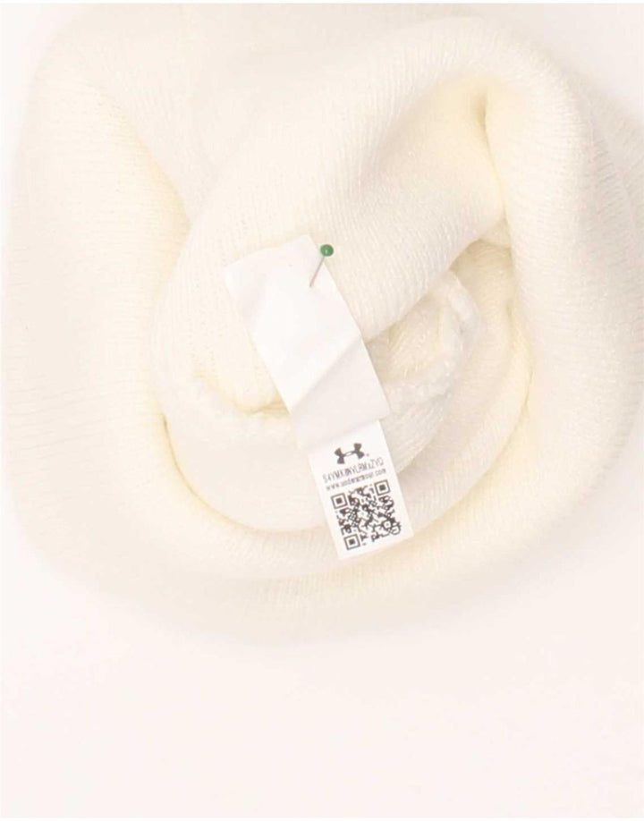 Czapka Beanie męska Under Armour One Size biała akrylowa