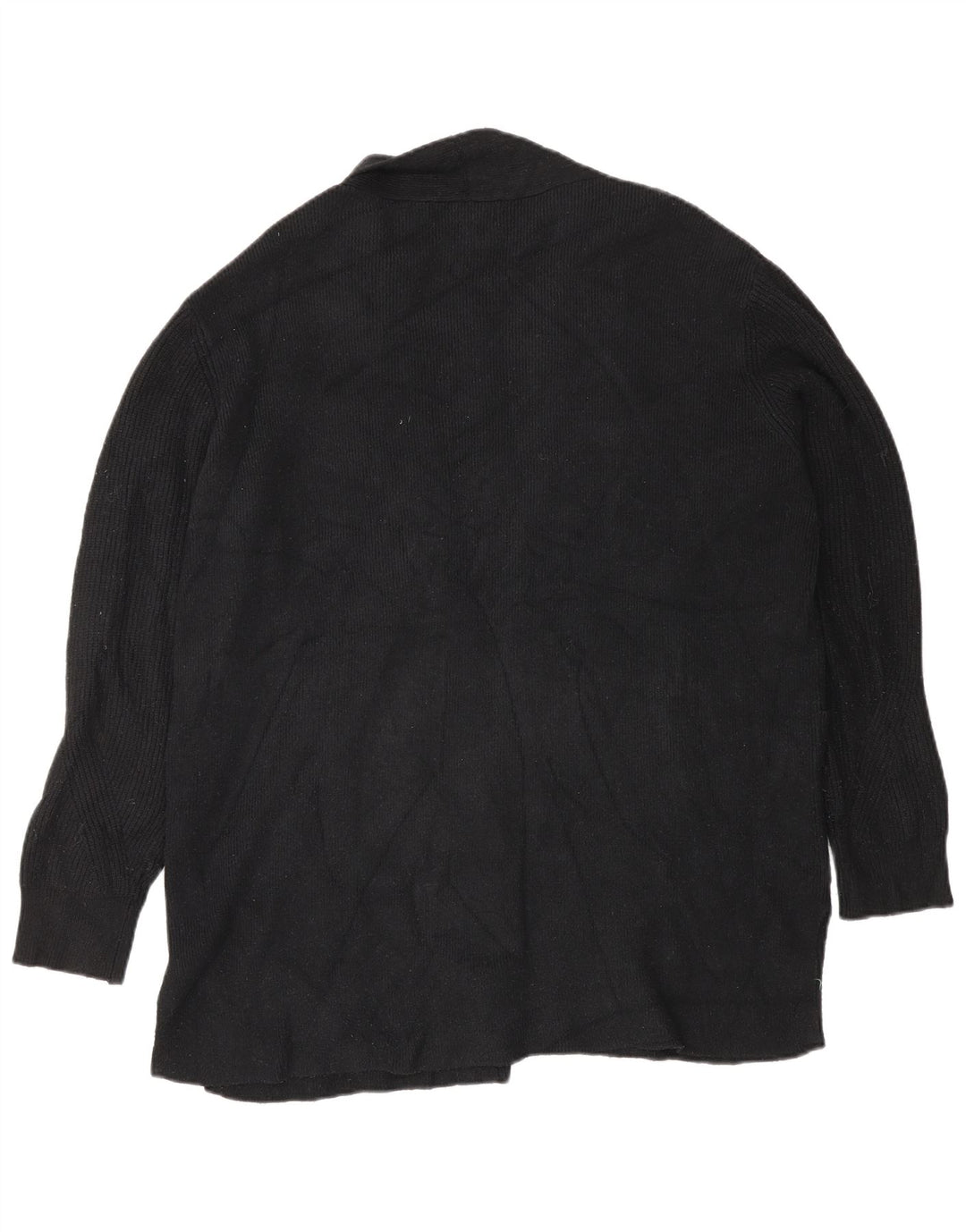 Marks & Spencer Damski sweter oversize z otwartym kardiganem, UK 18 XL, czarny