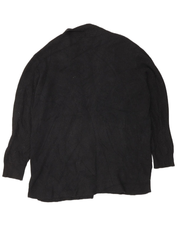 Marks & Spencer Damski sweter oversize z otwartym kardiganem, UK 18 XL, czarny