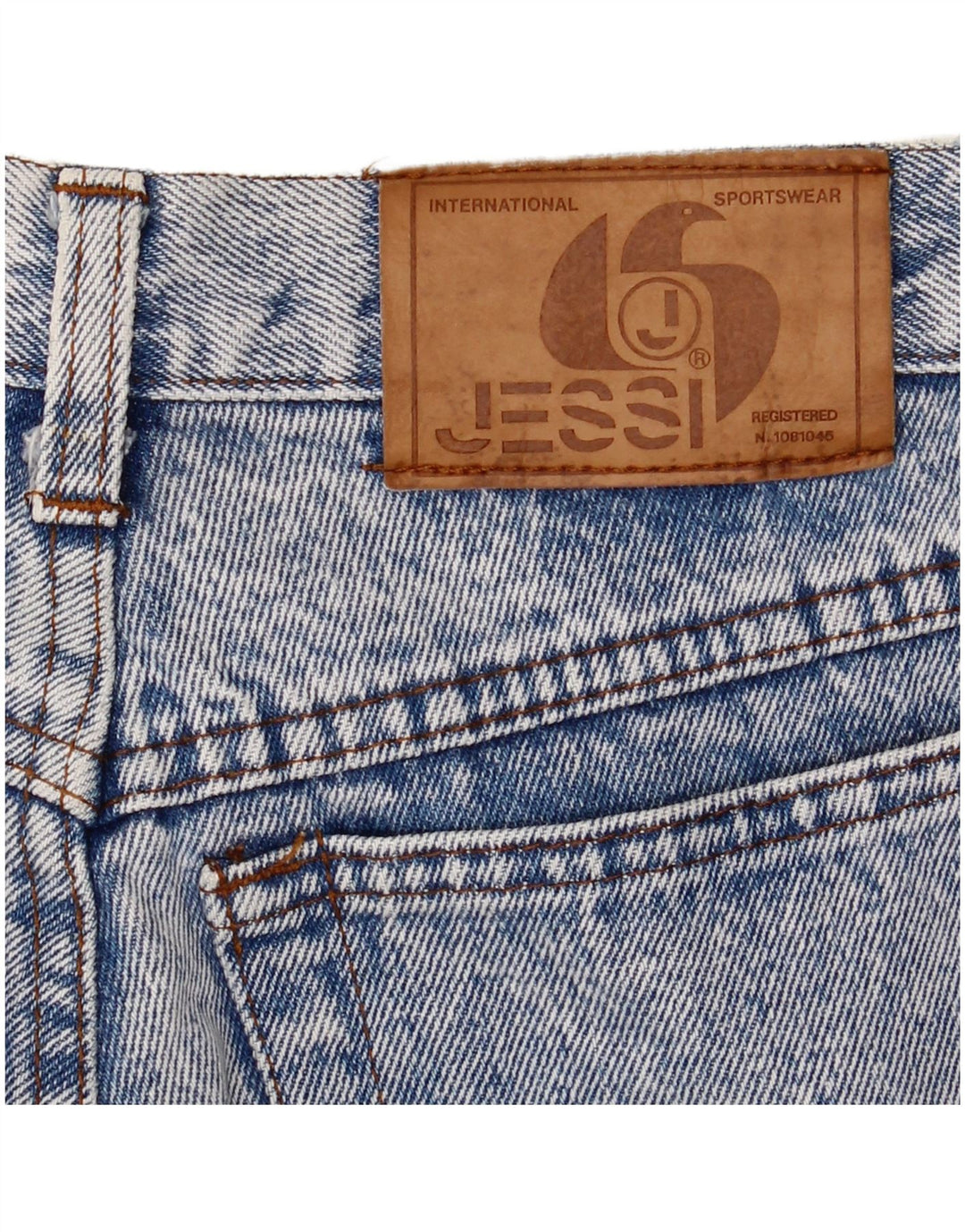 Damskie jeansy zwężane JESSI W26 L29 Niebieskie
