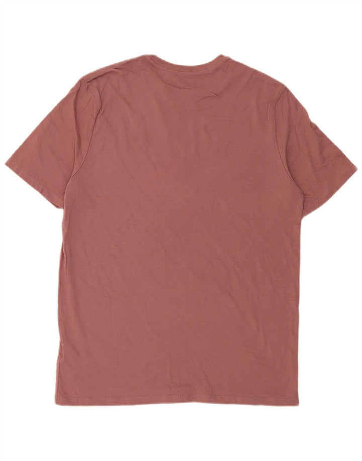 T-shirt męski Calvin Klein, bawełniany, średnio brązowy