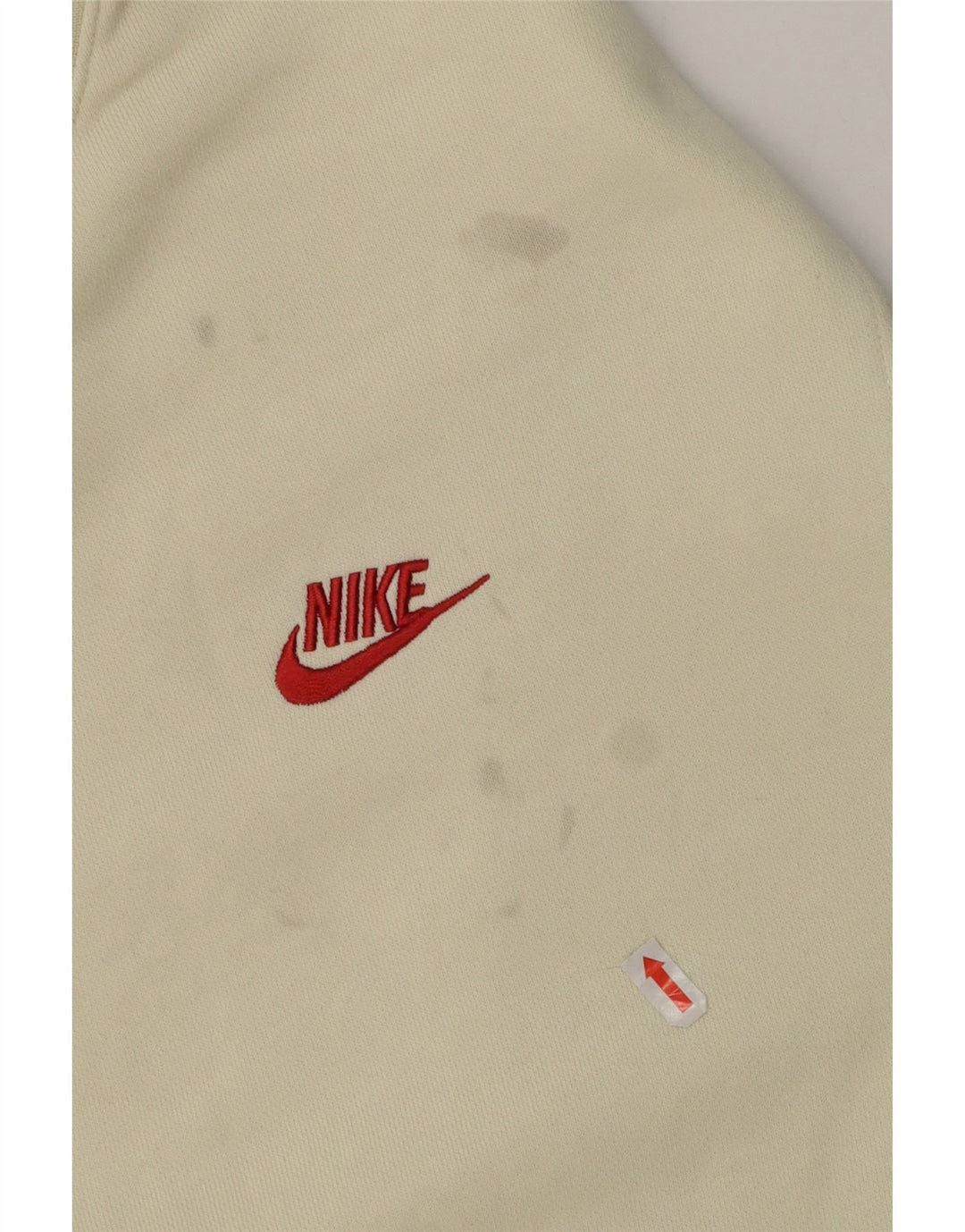 Męski sweter dresowy Nike, duży, złamanej bieli, bawełniany