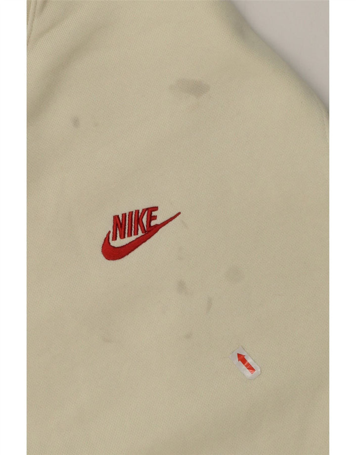 Męski sweter dresowy Nike, duży, złamanej bieli, bawełniany