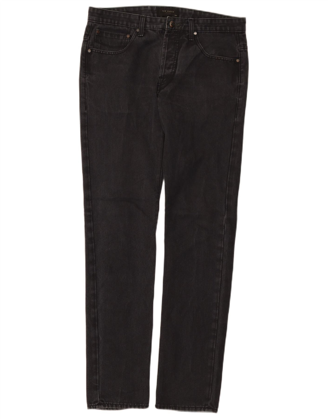 Damskie jeansy slim Ted Baker W30 L31, czarne, bawełniane