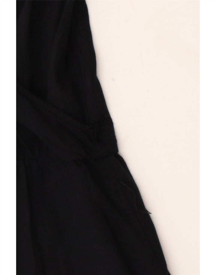 MOSSIMO Womens Sleeveless Playsuit UK 12 Medium Black Rayon Vintage Mossimo and Second-Hand Mossimo from Messina Hembry 