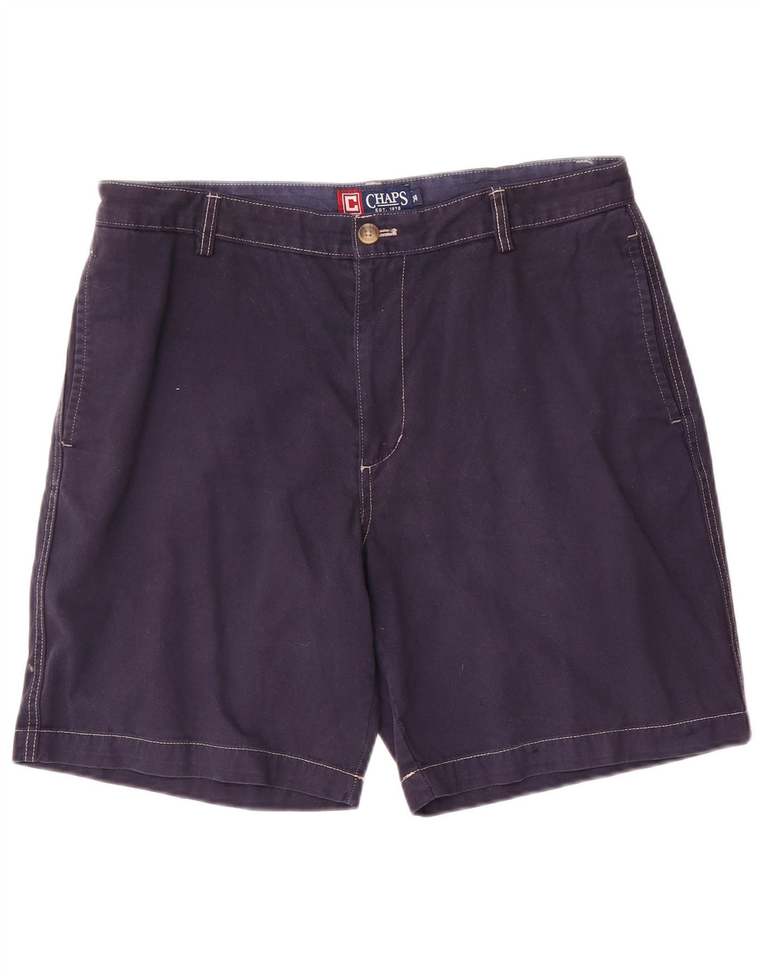 Męskie spodenki Chino Chaps, duże, W34, granatowe, bawełniane