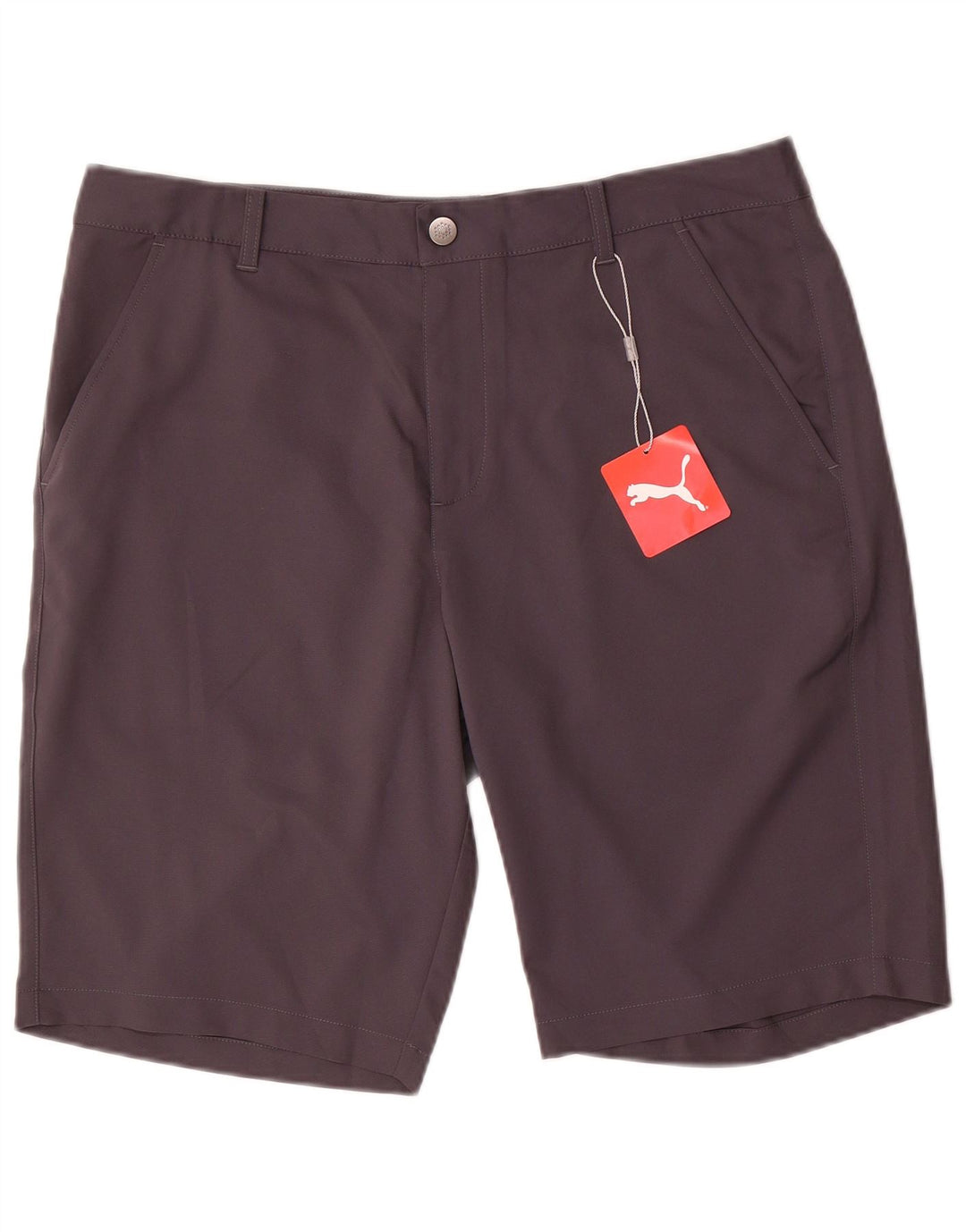 Męskie spodenki Chino Puma W34, duże, szare, poliestrowe