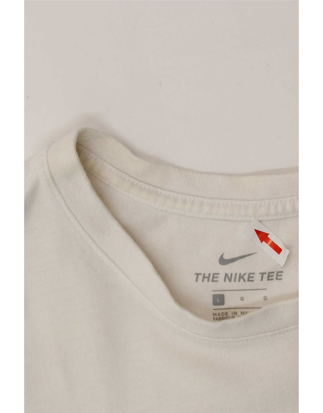 Męski T-shirt Nike, duży, biały, bawełniany