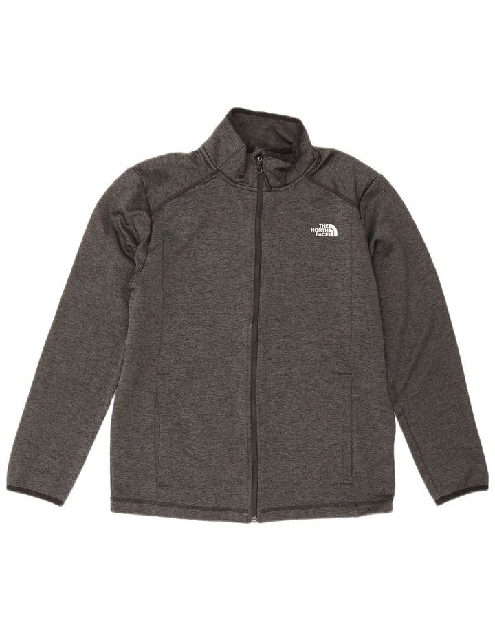 Męska kurtka dresowa The North Face w kolorze średnioszarym, z poliestru w cętki