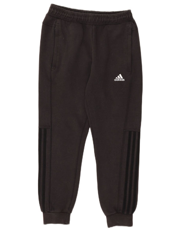 Damskie spodnie dresowe ADIDAS Joggers UK 10 Małe, czarne, bawełniane