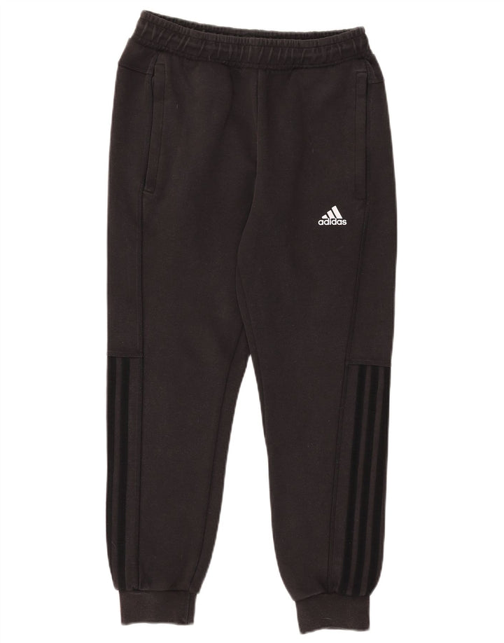 Damskie spodnie dresowe ADIDAS Joggers UK 10 Małe, czarne, bawełniane