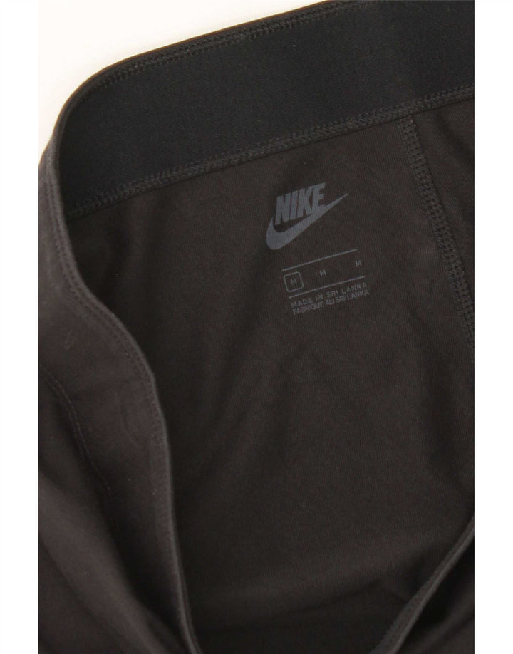 Damskie legginsy Nike Graphic UK 12, średnie czarne