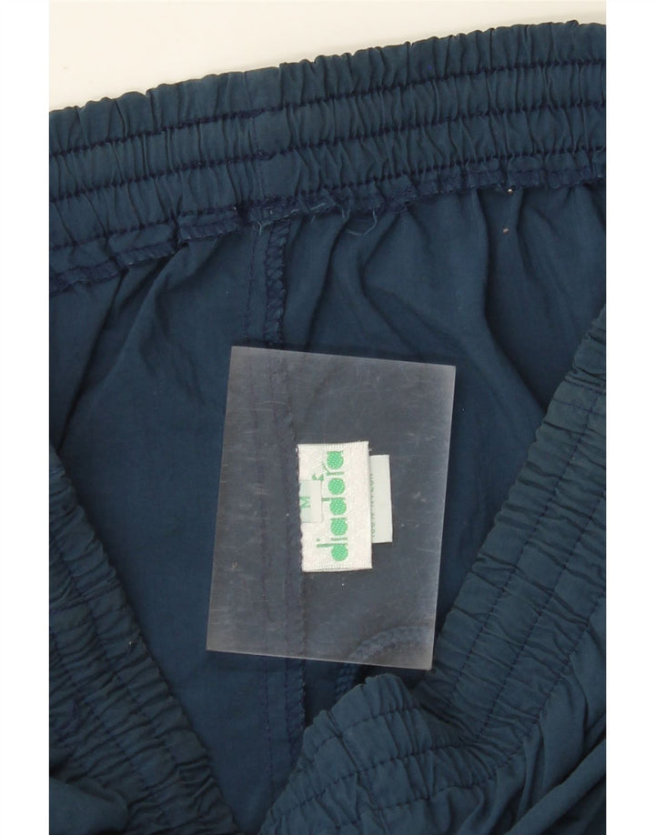 Męskie spodnie dresowe DIADORA Joggery Średni granatowy nylon