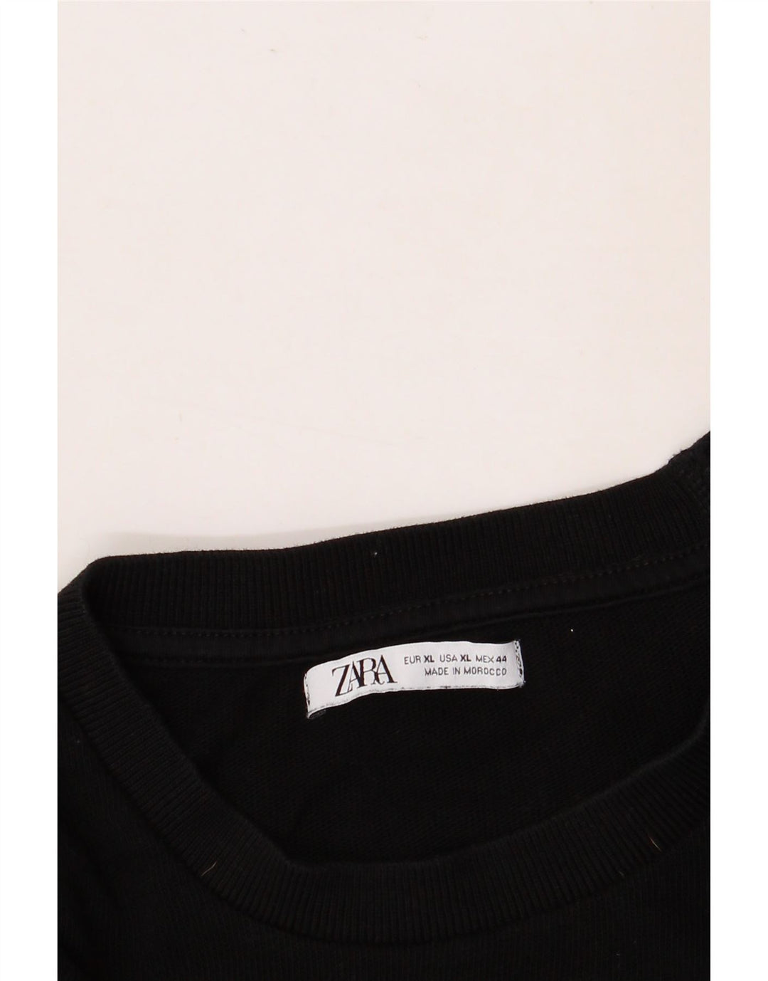 Męska koszulka T-shirt ZARA XL, czarna