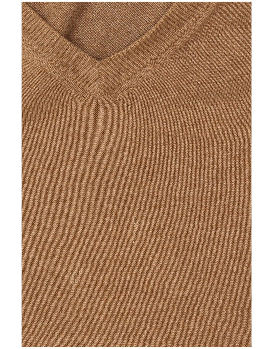 Męski sweter Gant z dekoltem w kształcie litery V, XL, brązowy, bawełniany