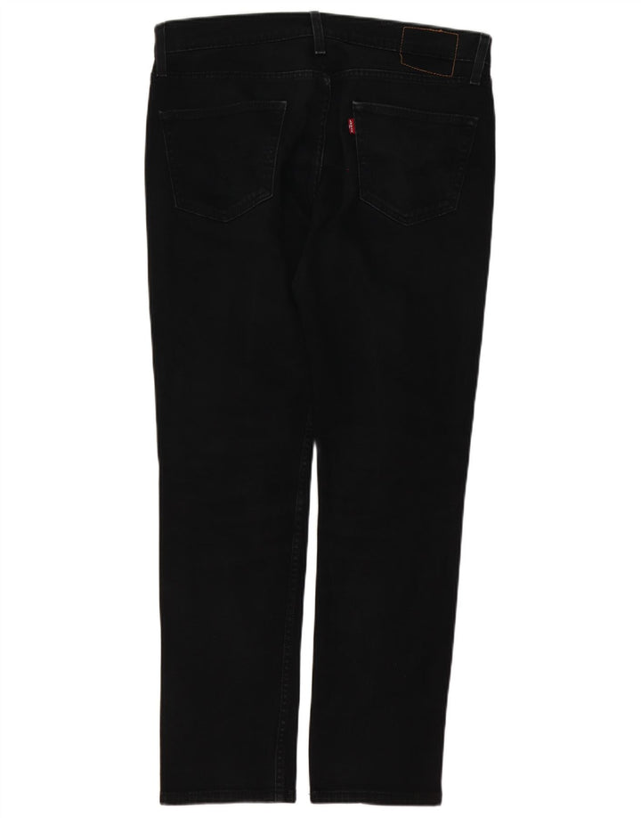 Męskie jeansy slim fit Levi's W34 L32 Czarna bawełna