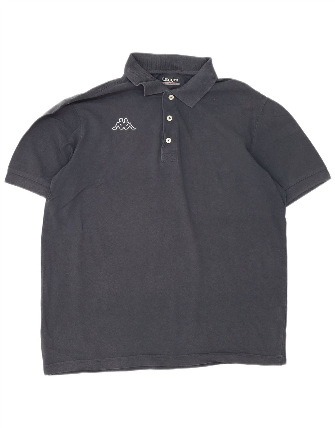 Męska koszulka polo Kappa XL, szara bawełna