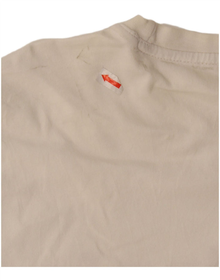 Męska koszulka z grafiką Reebok Top Medium Off White Cotton
