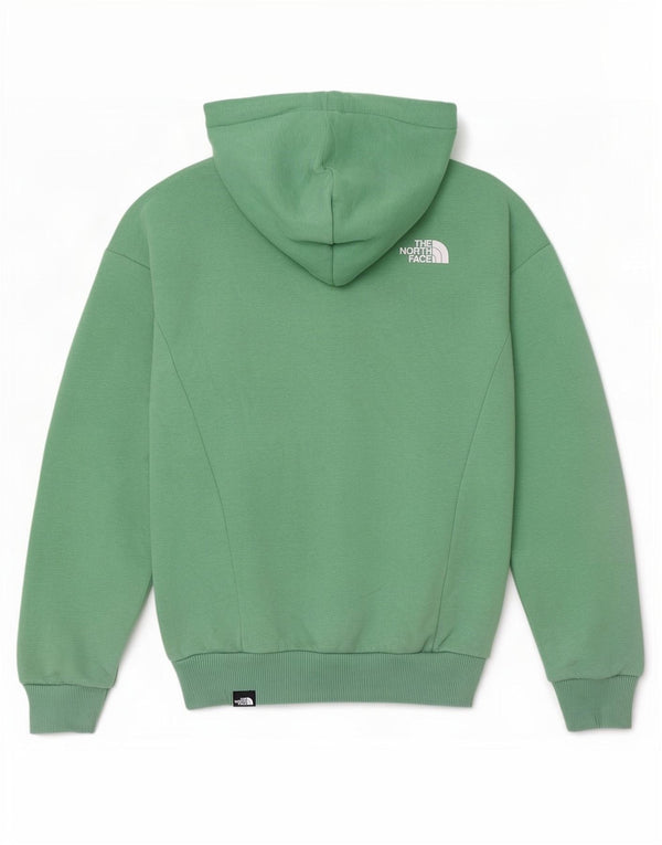 Damski sweter z kapturem The North Face Graphic Loose Fit UK 6 XS, zielony, bawełniany