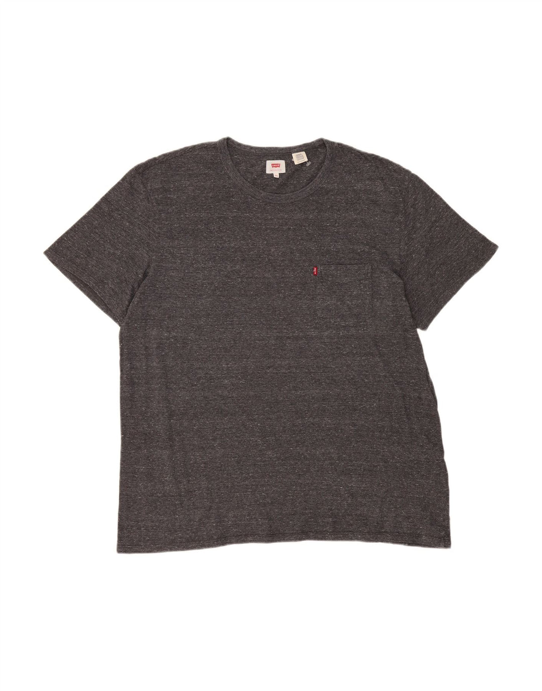 LEVI'S Mens T-Shirt Top 2XL Grey Flecked Cotton